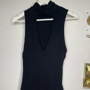 Urban outfitters cut out turtleneck body suit- Large